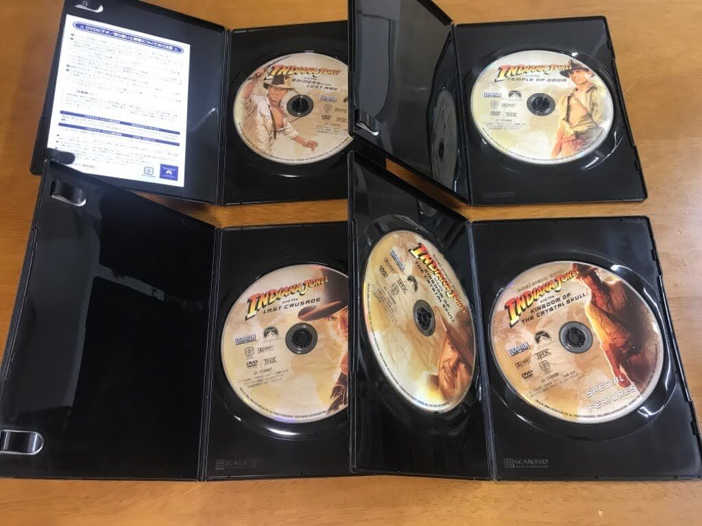 Amazon.co.jp: M6/DVD-BOX 4作品5枚組 インディ・ジョーンズ